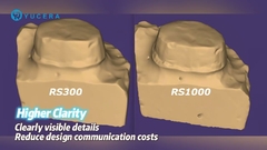 Nouveau produit: YRC-RS1000 Dental Model 3D Scanner! 5M caméras doubles haute définition, précision jusqu'à 5μm