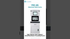 Nouveau lancement de la fraiseuse dentaire YRC-8S.60,000 rpm Fraisage rapide et précis pour des flux de travail efficaces