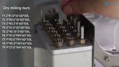 Installation de broches de coupe à sec YRC-8PRO Tutoriel étape par étape #yucera #machine de fraisage dentaire #shorts