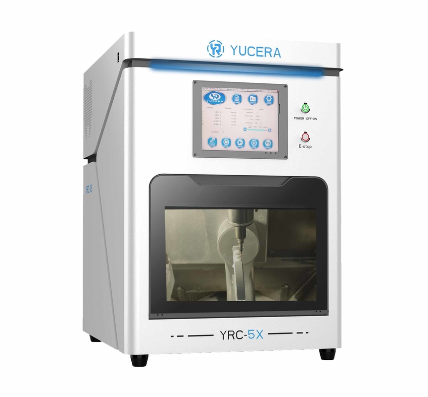 Machine de fraisage dentaire Yucera à 5 axes Système de caméra en zirconie YRC-5X