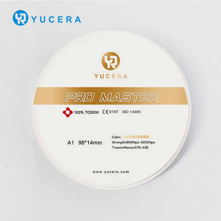 Yucera Factory Direct Dental Zirconia Block for CAD CAM Milling Machines