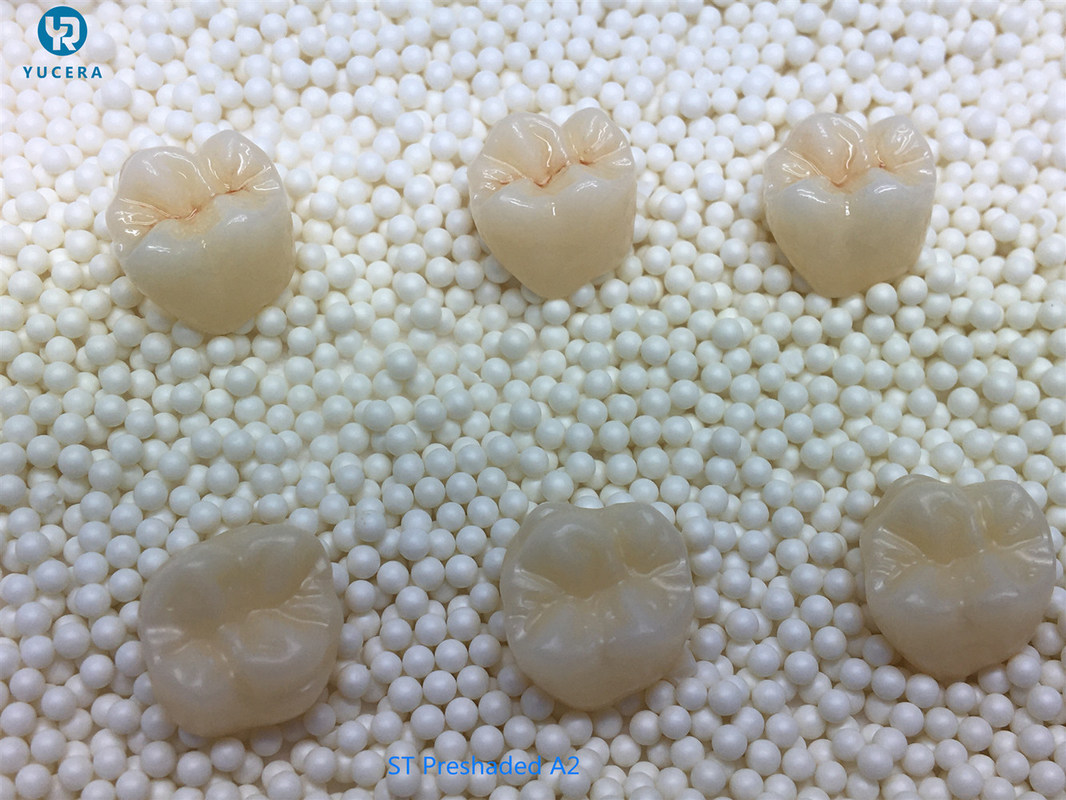Dental Consumables Zirconia Dental Discs 98mm Yucera ST Color Zirconia CAD/CAM Zirconia Discs