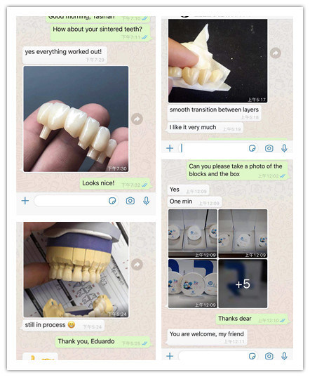 Dental Lab Cad Cam Materials Zirconia Blocks 16mm 3D Multilayer Pre Shaded Zirconia Dental Block for Open System Milling Machine