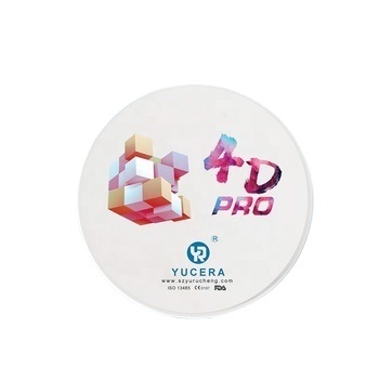 Yucera High Translucent 98mm Zirconia Disc for Dental Crown and Bridge with 1200MPa Strength Lab Grade