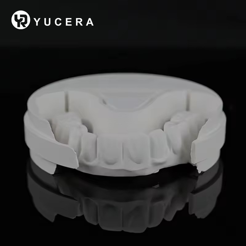 Yucera Full Contour Monolithic 98mm Pre Sintered Blank Multilayer ST ML for Bridge Framework Zirconia Block Multilayer