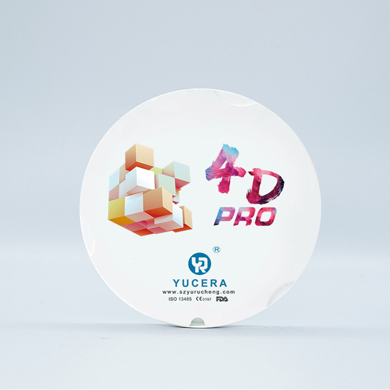 YUCERA 4D PRO Zirconia Block Dental Laboratory Supplies 4D Zirconio Multilayer Disc for Full Arch