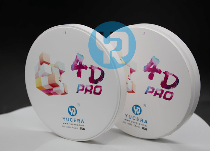 Yucera 4D Pro Multilayer Dental All Ceramic Zirconia Block Dental Lab Super Translucency Dental Zirconia Disc