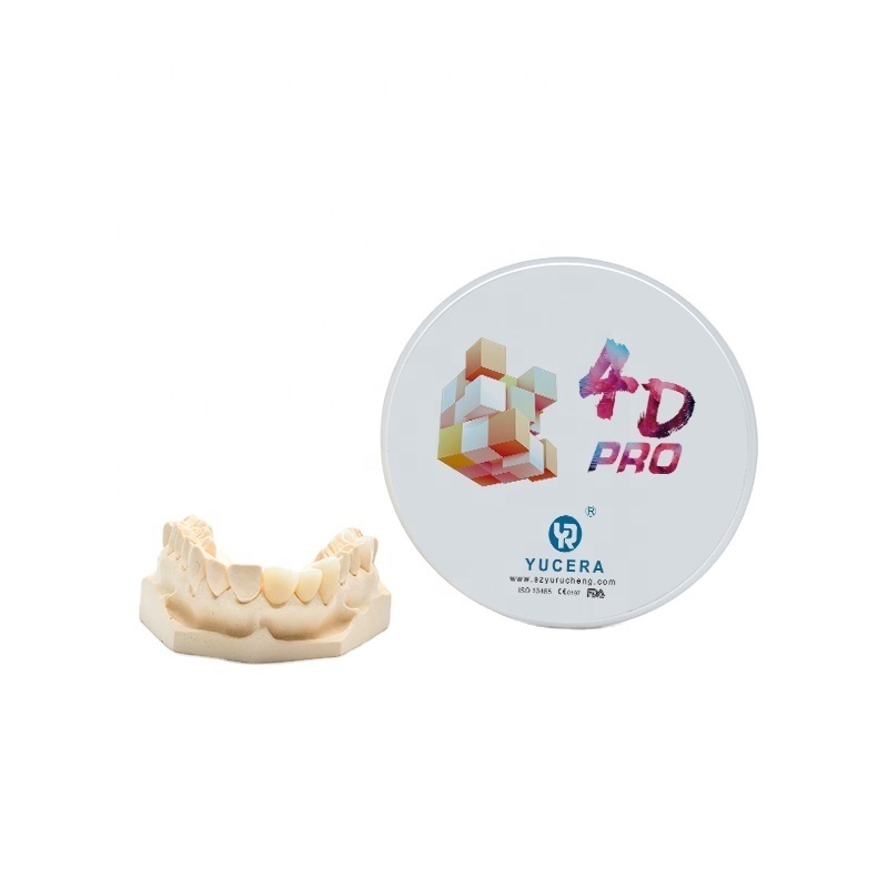 Yucera Disco  De Zirconia Dental 4D Bloque De Zirconia Dental Multicapa Alta Translucidez Dental De Alta Calidad