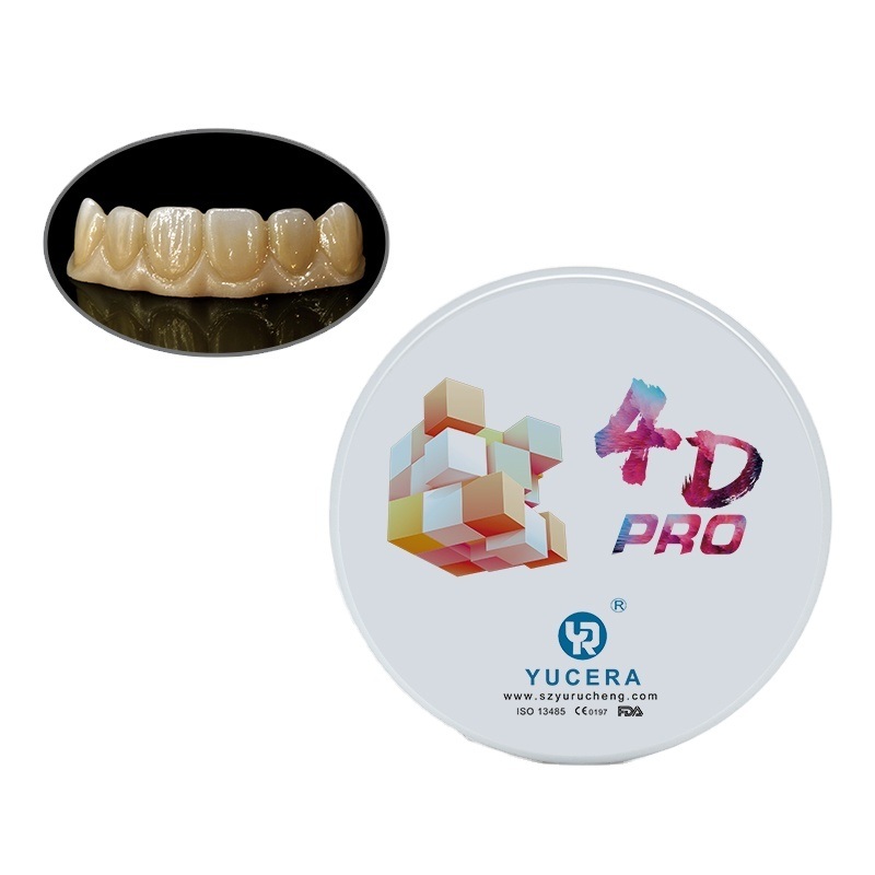 Yucera 4D Multilayer  Discos Zirconio Dental Lab Materials for Cadcam