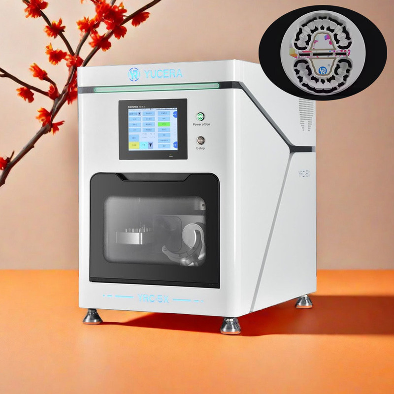 Machine de découpe dentaire 5 axes Yucera Professional pour zircone avec source d'alimentation efficace