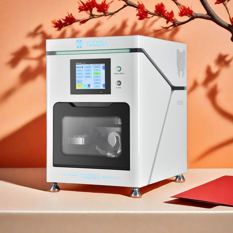 Machine de découpe dentaire 5 axes Yucera Professional pour zircone avec source d'alimentation efficace