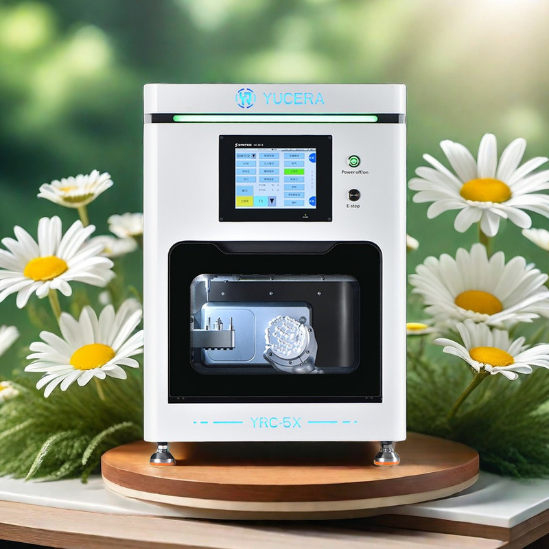 Machine de découpe dentaire 5 axes Yucera Professional pour zircone avec source d'alimentation efficace