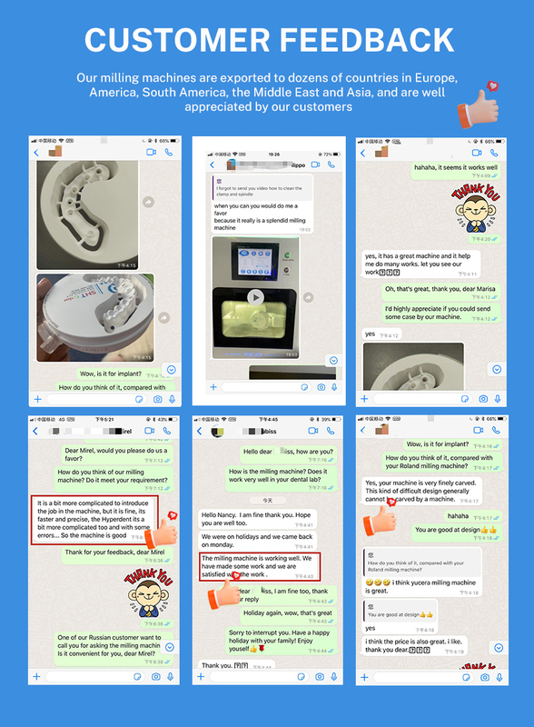 Machine de fraisage dentaire CNC de table Yucera CAD CAM 5 axes pour zircone et métal, outils de laboratoire, OEM Chine