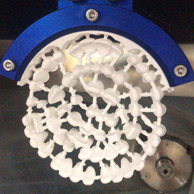 Machine de fraisage dentaire CAD/CAM 5 axes pour blocs de zircone dentaire et équipement/unité dentaire et laboratoire dentaire