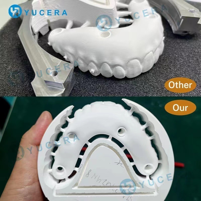 YRC-5X - Fraiseuse dentaire CADCAM YUCERA 5 axes pour zircone dentaire à chaud, machine de fraisage dentaire CAD CAM pour laboratoire dentaire