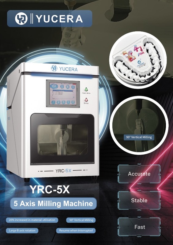 Chine Yucera Vente Chaude Fraiseuse Dentaire CAD CAM Automatique 5 Axes pour Laboratoire