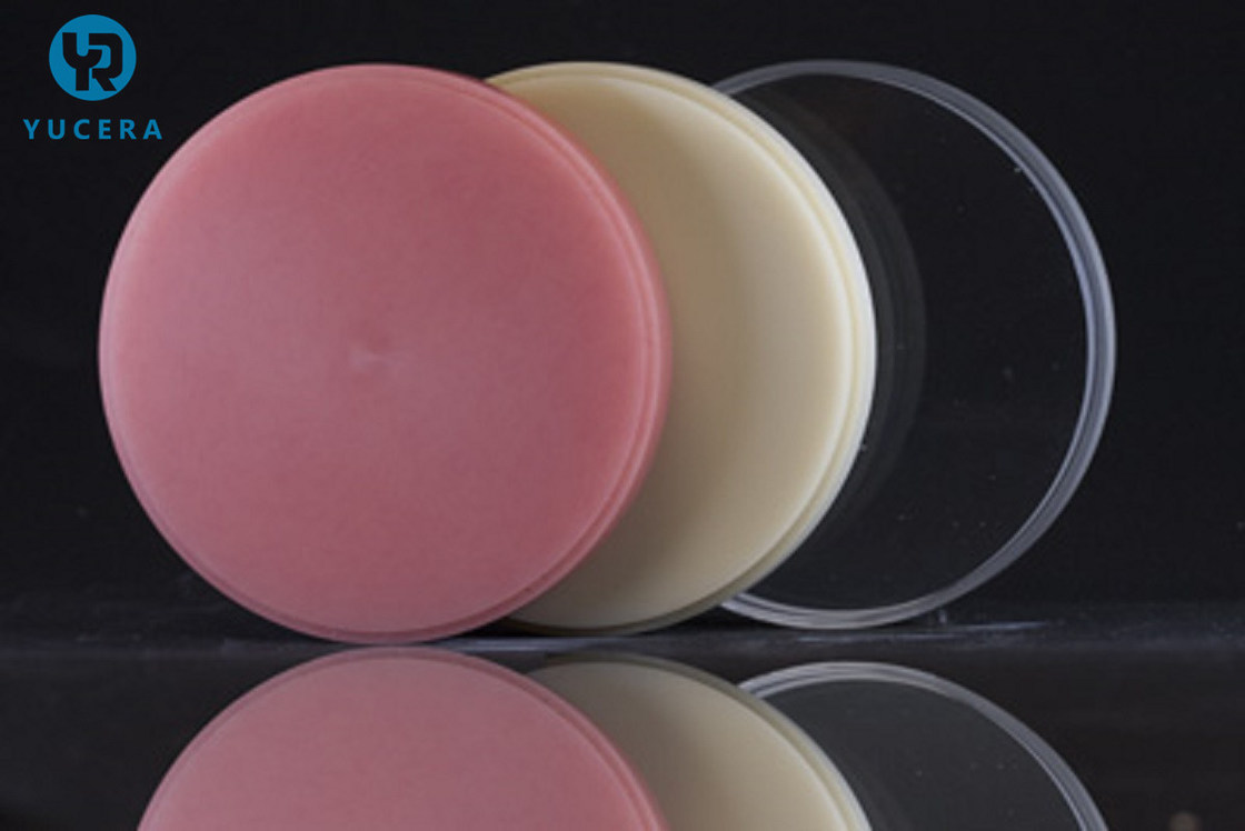 YUCERA PMMA Consommables de Laboratoire Dentaire Disques PMMA pour Système de Fraisage CAD CAM Ouvert Blocs PMMA Dentaires pour Machine à Fraiser