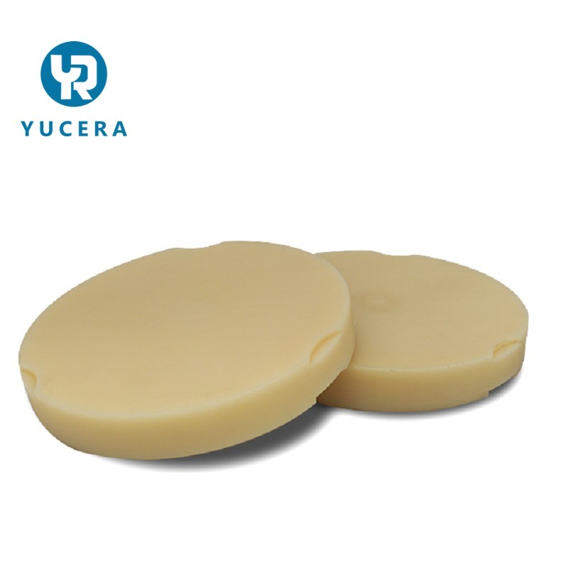 PMMA Monocouche Yucera Premium pour applications dentaires, offrant des prothèses dentaires claires et solides