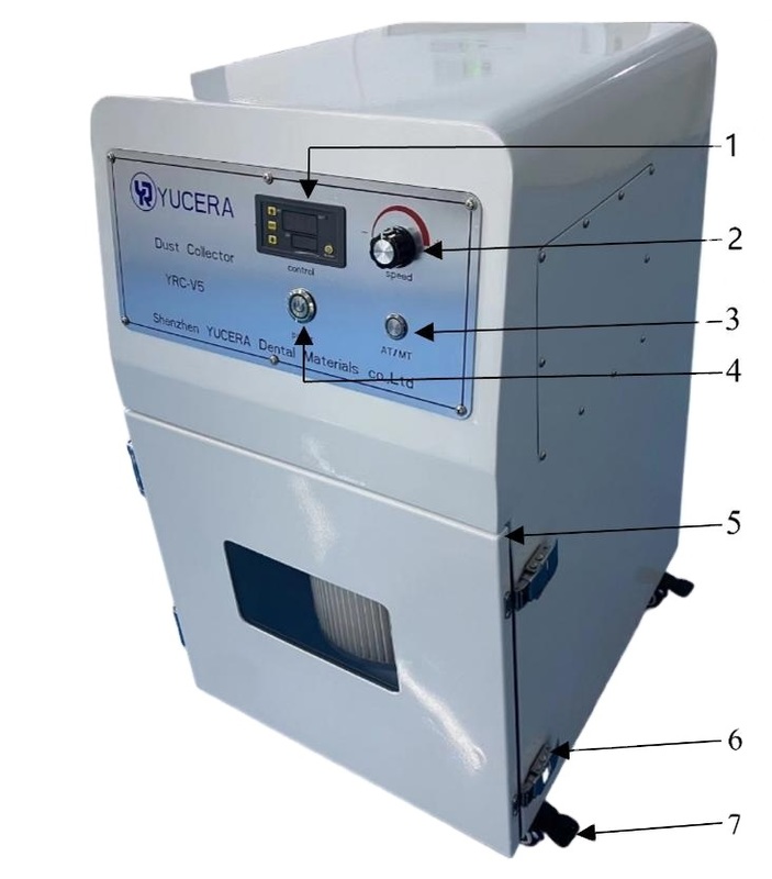 Aspirateur dentaire portable YUCERA YRC-V5 pour machine de fraisage CNC dentaire pour laboratoire dentaire