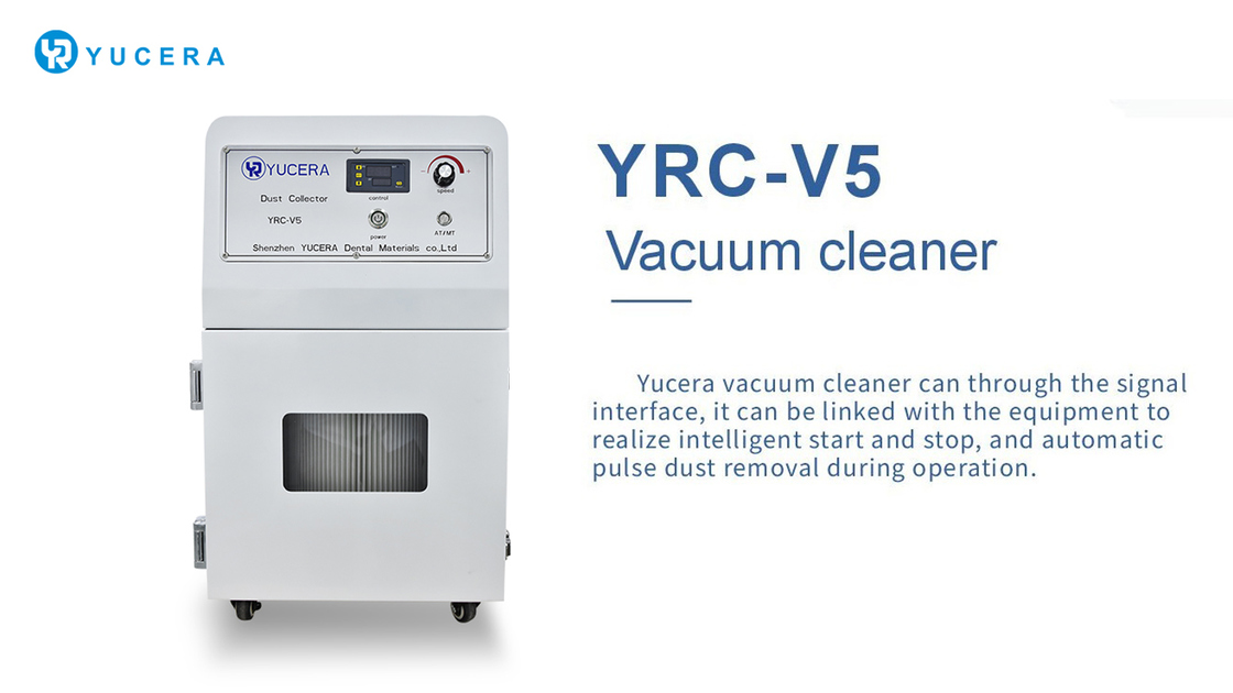 Aspirateur collecteur de poussière de laboratoire dentaire Yucera V5 pour travaux de précision