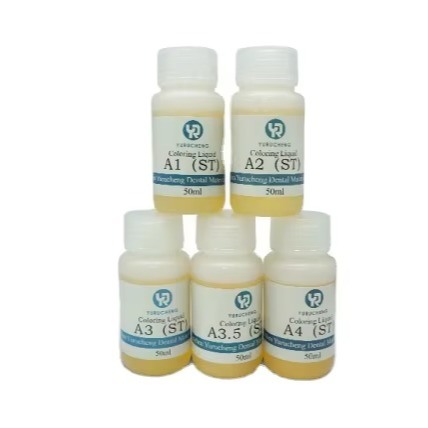 Solutions de sourire uniques Yucera Kit de coloration céramique zircone 18 couleurs Natural Glow pour les créations de laboratoire dentaire