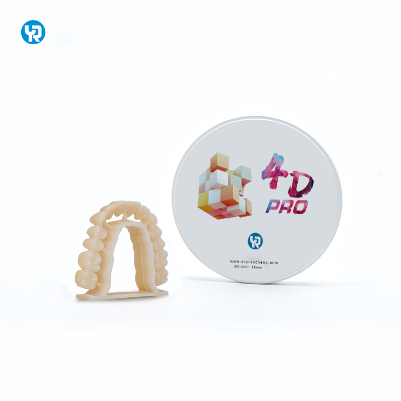 Blocs de zircone YR 98mm Shade 4D Pro pour prothèses dentaires artificielles, fraisage et frittage