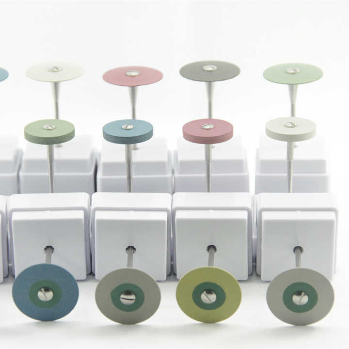 Outils de fraise dentaire YR pour le meulage de fausses dents, polissage par disque abrasif, outils abrasifs pour le meulage et la gravure