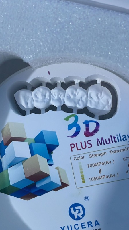 Yucera 3D Pro Multilayer Zirconia Blocks for Dental Laboratories