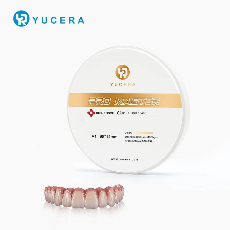 Disques en zircone dentaire Yucera Pro Master - Le choix incontournable pour des solutions dentaires personnalisées