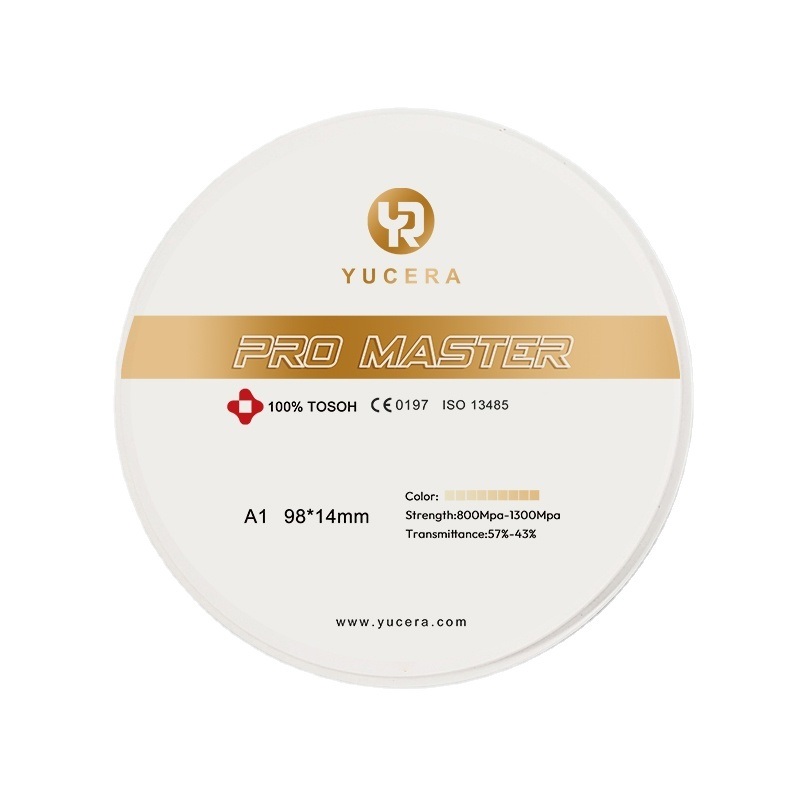 Disques en zircone dentaire Yucera Pro Master - Le choix incontournable pour des solutions dentaires personnalisées