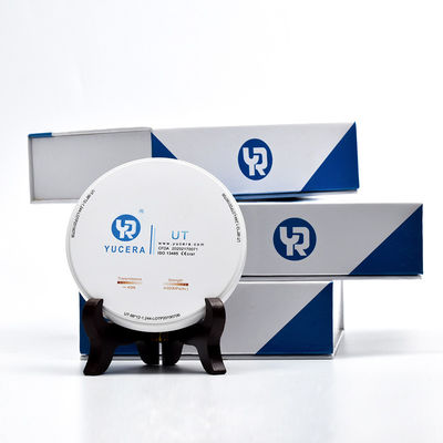 La zircone dentaire du DAO FAO de Yucera bloque la haute blanche d'UT translucide pour le placage